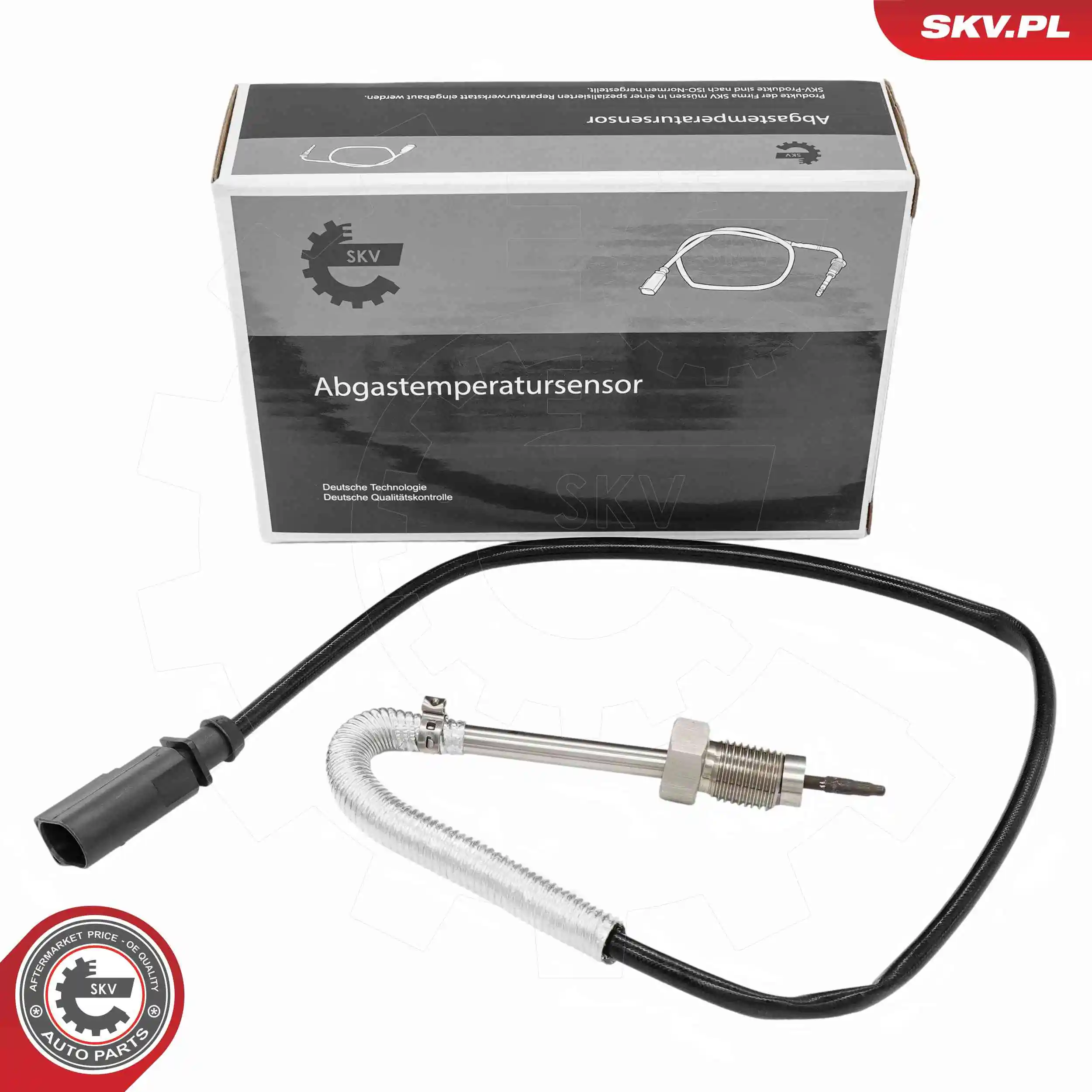 Sensor, exhaust gas temperature